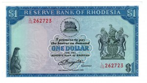 Rhodésie, 1 dollar 1979