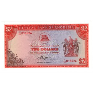 Rhodézia, 2 USD 1979