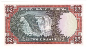 Rhodésie, 2 dollars 1979