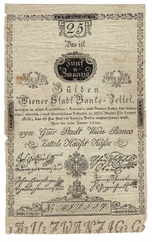 Rakousko, 25 guldenů 1800