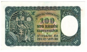 Slovaquie, 100 korun 1940
