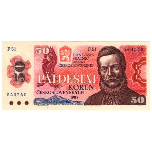 Czechosłowacja, 50 korun 1987