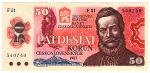 Cecoslovacchia, 50 corone 1987