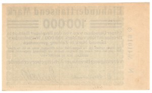 Breslavia (Breslau), 100.000 Marek 1923