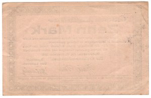Morag (Mohrungen), 10 marks 1918 - no stamp