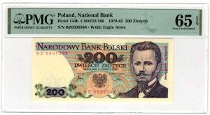 Polen, PRL, 200 Zloty 1982, Serie BZ