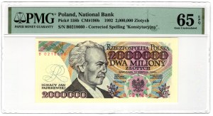 Pologne, 2 millions PLN 1992, série B