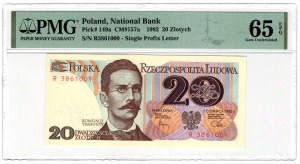 Polska, PRL, 20 złotych 1982, seria R