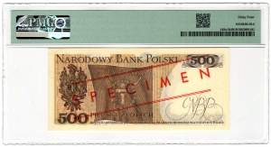 Poľsko, PRL, 500 zlotých 1976, MODEL, séria AF, č. 0143