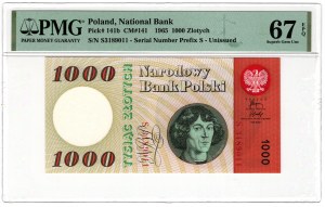 Polonia, PRL, 1000 zloty 1965, serie S