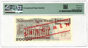 Polonia, 50 000 zloty 1993, serie A, MODELLO, n. 0785