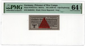 Deutschland, Allgemeine Lagerscheine, Kriegsgefangenen - Lagergeld - 1 Reichspfennig, Serie 5