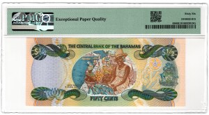 Bahamas, 1/2 dollar 2001