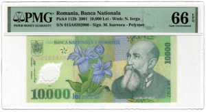 Romania, 10,000 lei 2001