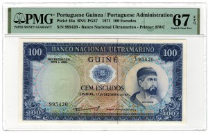 Portugal, Portuguese Guinea, 100 escudos 1971