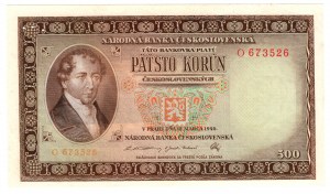 Československo, 500 korún 1946