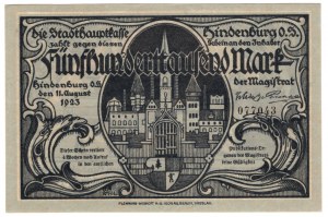 Zabrze (Hindenburg), 500 000 Mark 1923