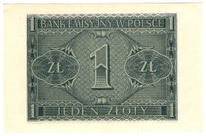 Polonia, 1 zloty 1941, serie BD