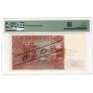 100 złotych 1939 WZÓR, seria A 012345 - Specimen No 10 - PMG 62 - unikatowa pozycja