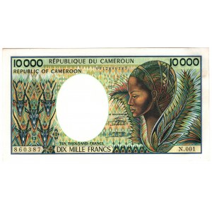 Cameroun, 10 000 francs (1981)
