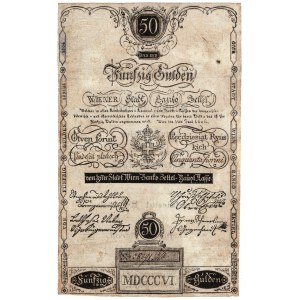 50 guldenów ryńskich 1806, rzadka i ładnie zachowana pozycja