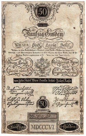 50 Rhenish guilders 1806, a rare and nicely preserved item