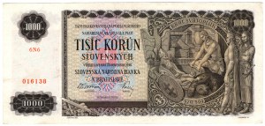 Slovensko, 1 000 korún 1940