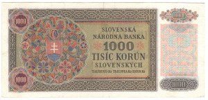 Slovakia, 1,000 crowns 1940