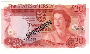 Jersey, 20 pounds 1976 - 1988 (bez daty), SPECIMEN