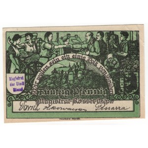 Reszel (Rössel), 50 fenigów 1920 - rzadsze