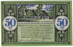 Szylarczma (Heydekrug), 50 Pfennig 1921