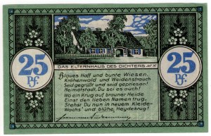 Szyłokarczma (Heydekrug), 25 pfennig 1921