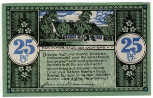 Szyloarczma (Heydekrug), 25 pfennig 1921