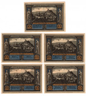 Bolkow (Bolkenhain), set of 5 pieces