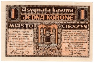 Cieszyn (Teschen), 1 Krone 1919