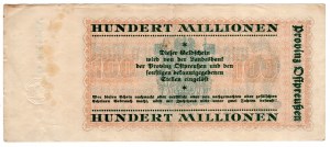 Königsberg (Konigsberg), 100 million marks 1923