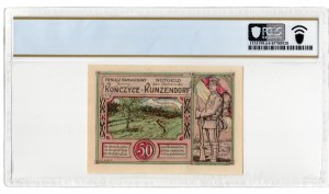 Kończyce (Kunzendorf), 50 Pfennig 1923