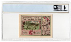 Kończyce (Kunzendorf), 50 pfennigs 1923