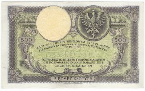 Pologne, 500 zlotys 1919, série SA