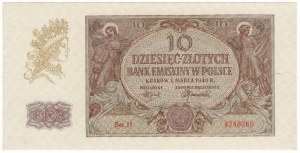 Polsko, 10 zlotých 1940, série H