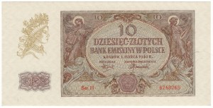 Polonia, 10 zloty 1940, serie H