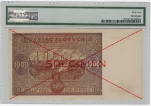 Polsko, 1 000 zlotých 1946, série A. 8900000, EXEMPLÁŘ