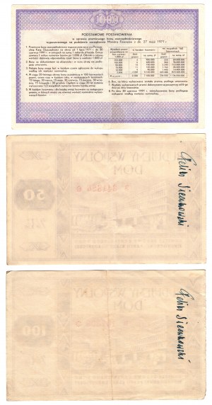 Pologne, 1 000 PLN 1971 - Bon d'épargne bonus n° 0932455