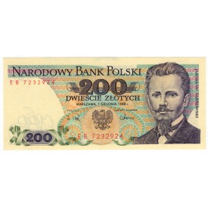 Polen, PRL, 200 Zloty 1988, Serie EB