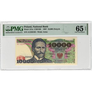 Polska, PRL, 10 000 złotych 1987, seria A