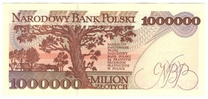 Polska, III RP, 1 milion złotych 1993, seria P