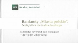 Polska, Zestaw banknotów obiegowych Miasta Polskie 1990