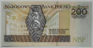 Poľsko, III RP, 200 zlotých 1994, séria DS