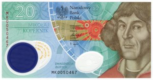 Polska, III RP, Mikołaj Kopernik, 20 złotych 2022