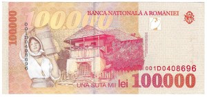 Rumunia, 100 000 lei 1998